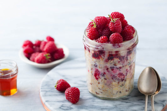 Recette de Bircher muesli aux framboises