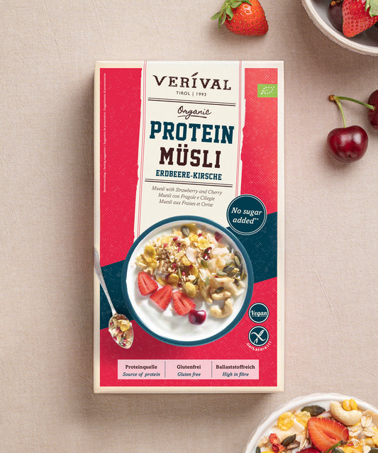 Bio Protein Muesli fraises-cerises